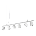 Ideal Lux - Lampadario LED a cavo DYNAMITE 6xGU10/7W/230V CRI 90 bianco