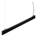 Ideal Lux - Lampadario LED a cavo STEEL LED/29W/230V 4000K CRI 90 120 cm nero