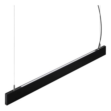 Ideal Lux - Lampadario LED a cavo STEEL LED/29W/230V 4000K CRI 90 120 cm nero