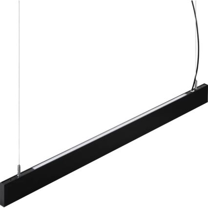 Ideal Lux - Lampadario LED a cavo STEEL LED/29W/230V 4000K CRI 90 120 cm nero