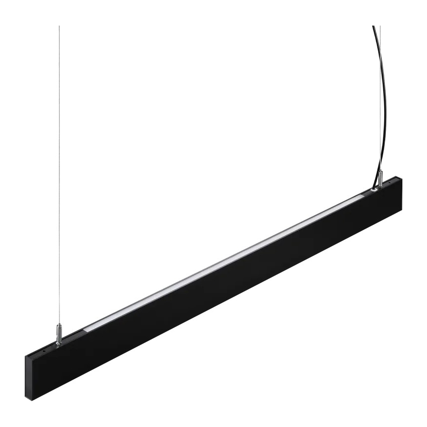 Ideal Lux - Lampadario LED a cavo STEEL LED/29W/230V 4000K CRI 90 120 cm nero