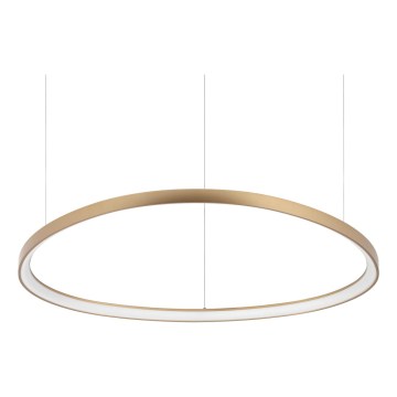 Ideal Lux - Lampadario LED a sospensione con cavo GEMINI LED/78W/230V 2700K Ø 105 cm CRI 90 ottone