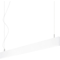 Ideal Lux - Lampadario LED a sospensione con cavo LINUS LED/32W/230V 4000K CRI 90 120 cm bianco