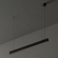 Ideal Lux - Lampadario LED a sospensione con cavo OFFICE LED/30W/230V 3000K CRI 90 nero