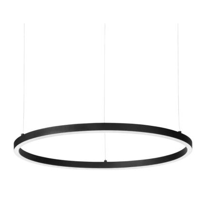 Ideal Lux - Lampadario dimmerabile a sospensione su cavo ORACLE SLIM LED/40W/230V 3000K CRI 90 Ø 70 cm nero