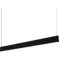 Ideal Lux - Lampadario LED a sospensione con cavo STEEL LED/24W/230V 3000K CRI 90 120 cm nero