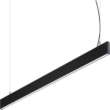 Ideal Lux - Lampadario LED a sospensione con cavo STEEL LED/29W/230V 3000K CRI 90 120 cm nero