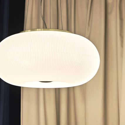 Ideal Lux - Lampadario LED a sospensione con filo ARIZONA 5xGX53/9W/230V diametro 52 cm bianco