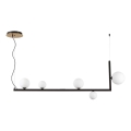Ideal Lux - Lampadario LED a sospensione con filo BIRDS 5xG9/3W/230V nero/oro