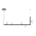 Ideal Lux - Lampadario LED a sospensione con filo BIRDS 5xG9/3W/230V nero/oro