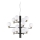 Ideal Lux - Lampadario LED a sospensione con filo COPERNICO 12xG9/3W/230V diametro 71 cm nero