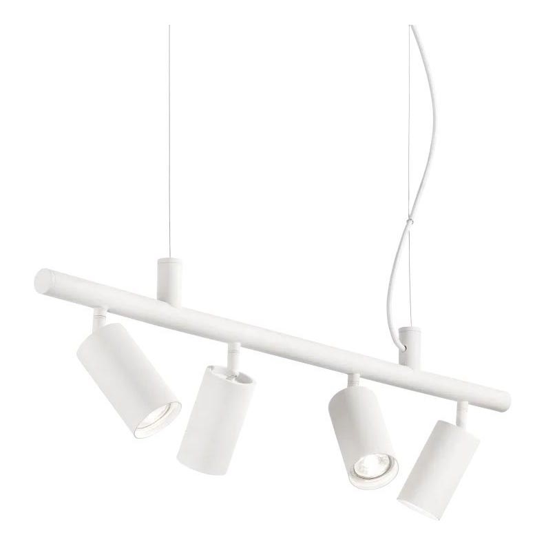 Ideal Lux - Lampadario LED a sospensione con filo DYNAMITE 4xGU10/7W/230V CRI 90 bianco