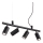 Ideal Lux - Lampadario LED a sospensione con filo DYNAMITE 4xGU10/7W/230V CRI 90 nero