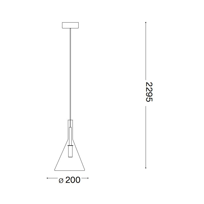 Ideal Lux - Lampadario LED a sospensione con filo EMPIRE 1xG9/3W/230V