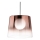Ideal Lux - Lampadario LED a sospensione con filo FADE 1xG9/3W/230V diametro 27,3 cm rame/fumé