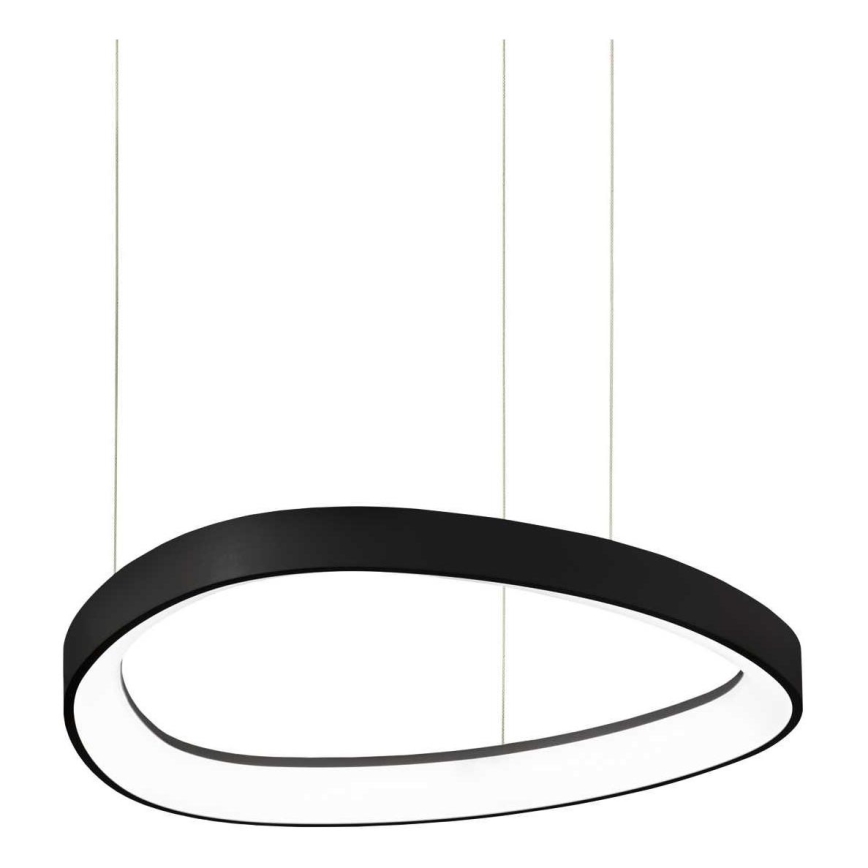 Ideal Lux - Lampadario LED a sospensione con filo GEMINI LED/38W/230V diametro 42,5 cm CRI 90 nero