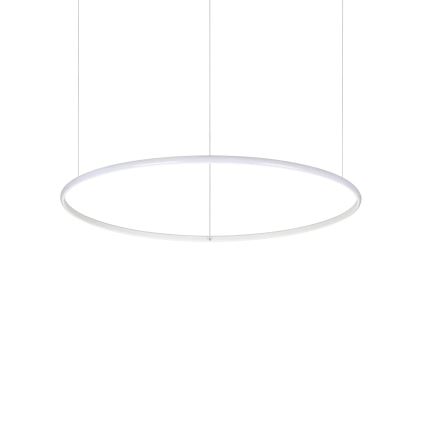 Ideal Lux - Lampadario LED a sospensione con filo HULAHOOP LED/39W/230V 3000K diametro 81,5 cm CRI 90 bianco