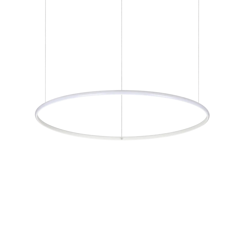 Ideal Lux - Lampadario LED a sospensione con filo HULAHOOP LED/39W/230V 3000K diametro 81,5 cm CRI 90 bianco
