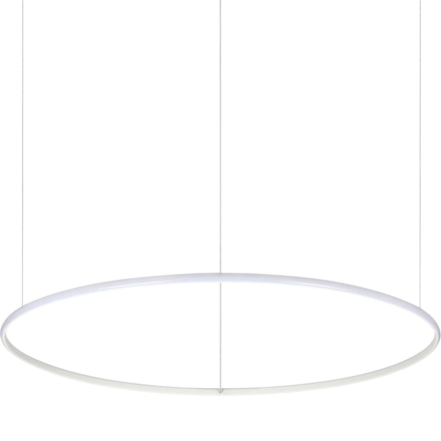Ideal Lux - Lampadario LED a sospensione con filo HULAHOOP LED/46W/230V 3000K diametro 100 cm CRI 90 bianco