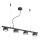 Ideal Lux - Lampadario LED a sospensione con filo MINOR 4xGX53/9W/230V 75,5 cm nero