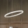 Ideal Lux - Lampadario LED a sospensione con filo MIRACLE LED/25W/230V diametro 40 cm CRI 90 cromo opaco