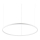 Ideal Lux - Lampadario LED a sospensione con filo ORACLE LED/55W/230V 3000K diametro 90 cm bianco
