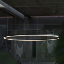 Ideal Lux - Lampadario LED a sospensione con filo ORACLE LED/55W/230V diametro 90 cm nero