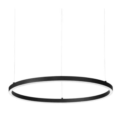 Ideal Lux - Lampadario a sospensione con filo LED dimmerabile ORACLE SLIM LED/29W/230V 3000K diametro 50 cm nero