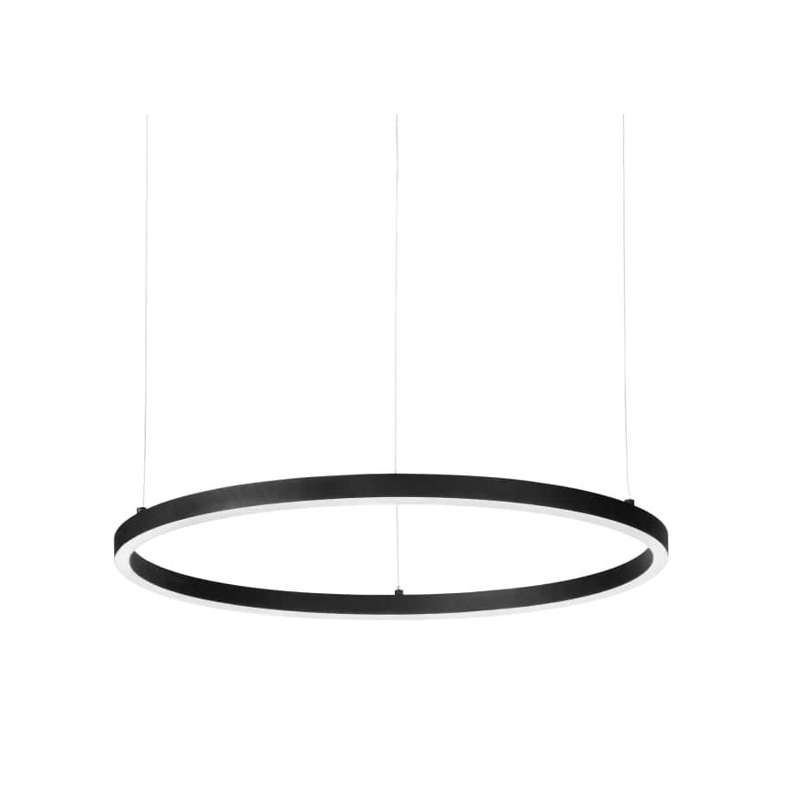 Ideal Lux - Lampadario a sospensione con filo LED dimmerabile ORACLE SLIM LED/29W/230V 3000K diametro 50 cm nero
