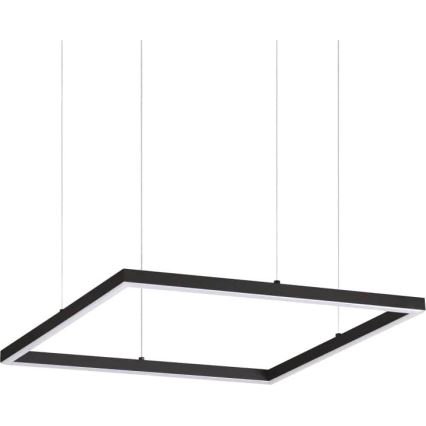 Ideal Lux - Lampadario LED a sospensione con filo ORACLE SLIM LED/33W/230V 3000K 50x50 cm nero