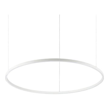 Ideal Lux - Lampadario LED a sospensione con filo ORACLE SLIM LED/53W/230V 2700K diametro 90 cm bianco