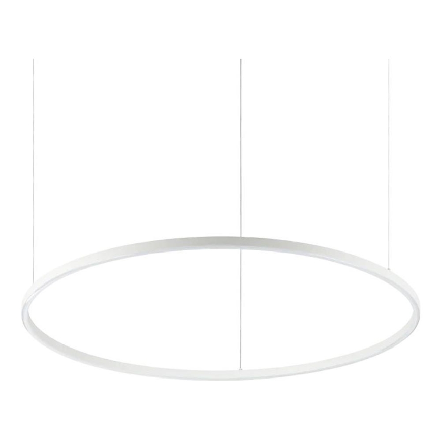 Ideal Lux - Lampadario LED a sospensione con filo ORACLE SLIM LED/53W/230V 2700K diametro 90 cm bianco