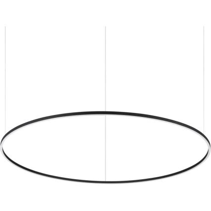 Ideal Lux - Lampadario LED a sospensione con filo ORACLE SLIM LED/83W/230V 2700K diametro 150 cm nero