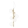Ideal Lux - Lampadario LED a sospensione con filo PERLAGE 6xG9/3W/230V diametro 26 cm oro/bianco