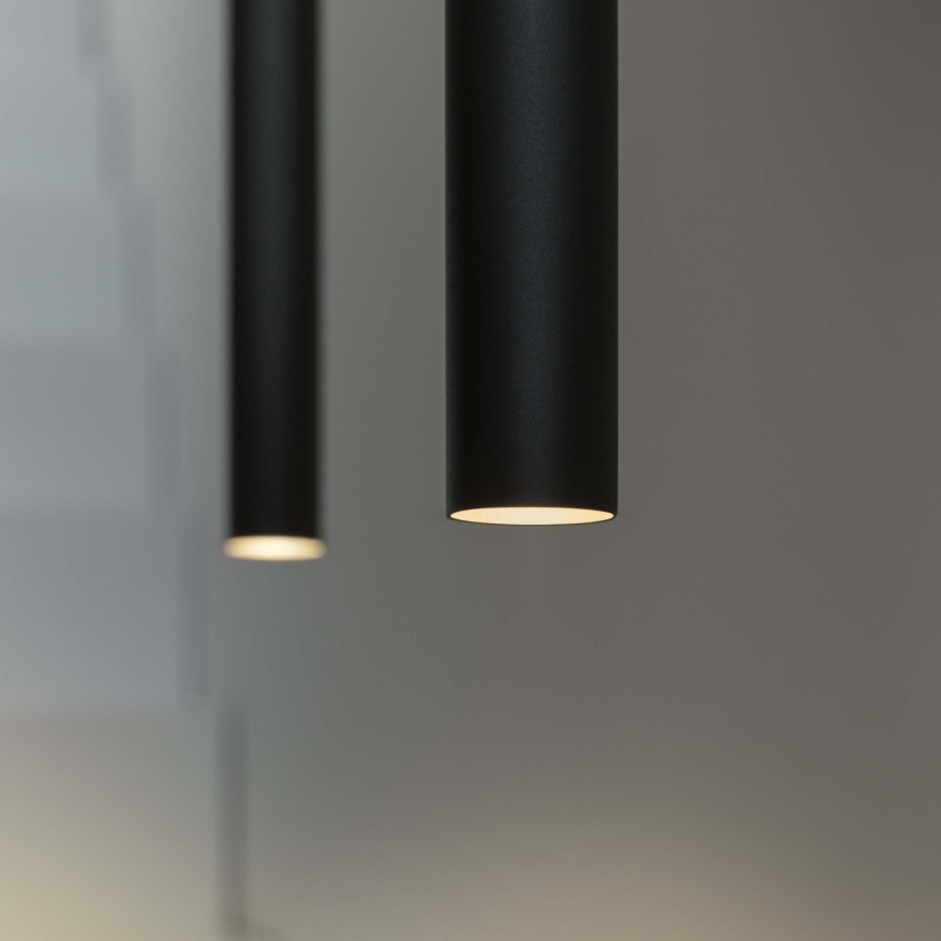 Ideal Lux - Lampadario LED a sospensione con filo ULTRATHIN LED/11,5W/230V CRI 90 nero