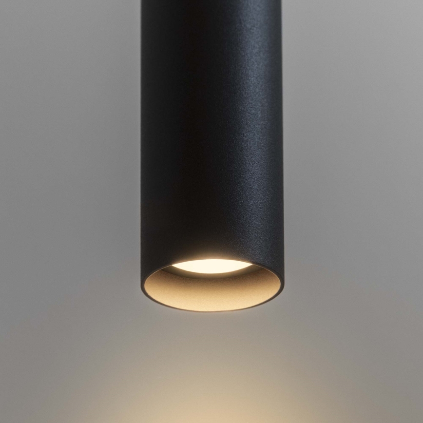 Ideal Lux - Lampadario LED a sospensione con filo ULTRATHIN LED/11,5W/230V CRI 90 nero