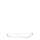 Ideal Lux - Lampadario LED a sospensione con filo WAVES LED/45W/230V CRI 90 bianco