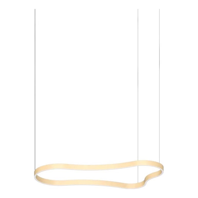 Ideal Lux - Lampadario LED a sospensione con filo WAVES LED/45W/230V CRI 90 ottone