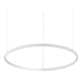 Ideal Lux - Lampadario LED a sospensione ORACLE SLIM LED/37W/230V 2700K CRI 90 diam. 70 cm bianco