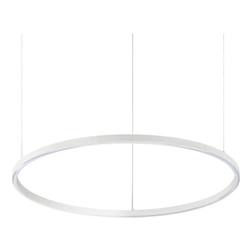 Ideal Lux - Lampadario LED a sospensione ORACLE SLIM LED/37W/230V 2700K CRI 90 diam. 70 cm bianco