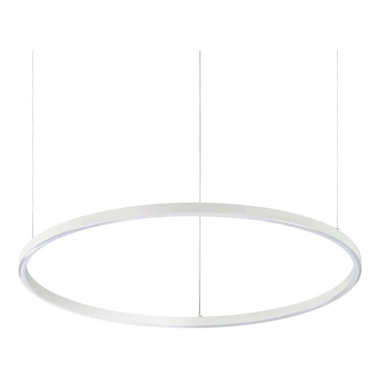 Ideal Lux - Lampadario LED a sospensione ORACLE SLIM LED/37W/230V 2700K CRI 90 diam. 70 cm bianco