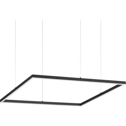 Ideal Lux - Lampadario LED sospeso a cavo ORACLE SLIM LED/44W/230V 3000K CRI 90 70x70 cm nero