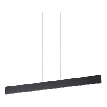 Ideal Lux - Lampadario LED a sospensione su cavo DESK, 32W, 230V, 102,5 cm, CRI 90, nero