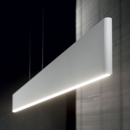 Ideal Lux - Lampadario LED a sospensione su cavo DESK ACCENT LED/36W/230V CRI 90 120 cm bianco