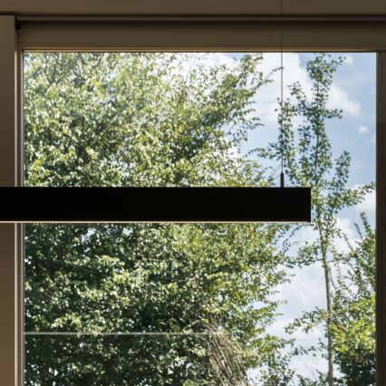 Ideal Lux - Lampadario LED a sospensione su cavo LINUS LED/32W/230V 4000K CRI 90 120 cm nero