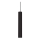 Ideal Lux - Lampadario LED a sospensione su cavo LOOK 1xGU10/7W/230V CRI 90 Ø 6 cm nero