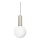 Ideal Lux - Lampadario LED a sospensione su cavo ODEON LED/8W/230V CRI 90 Ø 15 cm beige/bianco