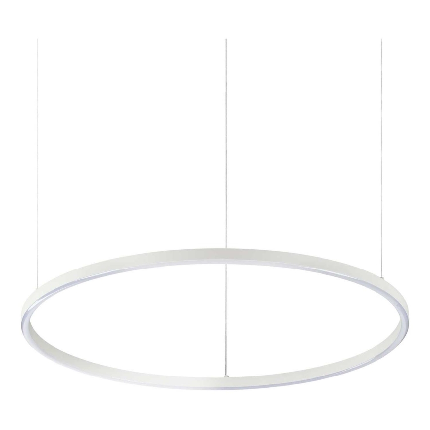 Ideal Lux - Lampadario a sospensione su cavo LED ORACLE SLIM LED/37W/230V 3000K CRI 90 Ø 70 cm bianco