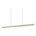 Ideal Lux - Lampadario LED dimmerabile a sospensione su cavo DORICA LED/35W/230V CRI 90 140 cm ottone