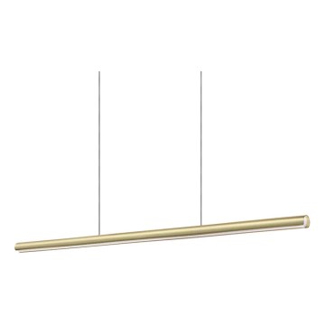 Ideal Lux - Lampadario LED dimmerabile a sospensione su cavo DORICA LED/35W/230V CRI 90 140 cm ottone